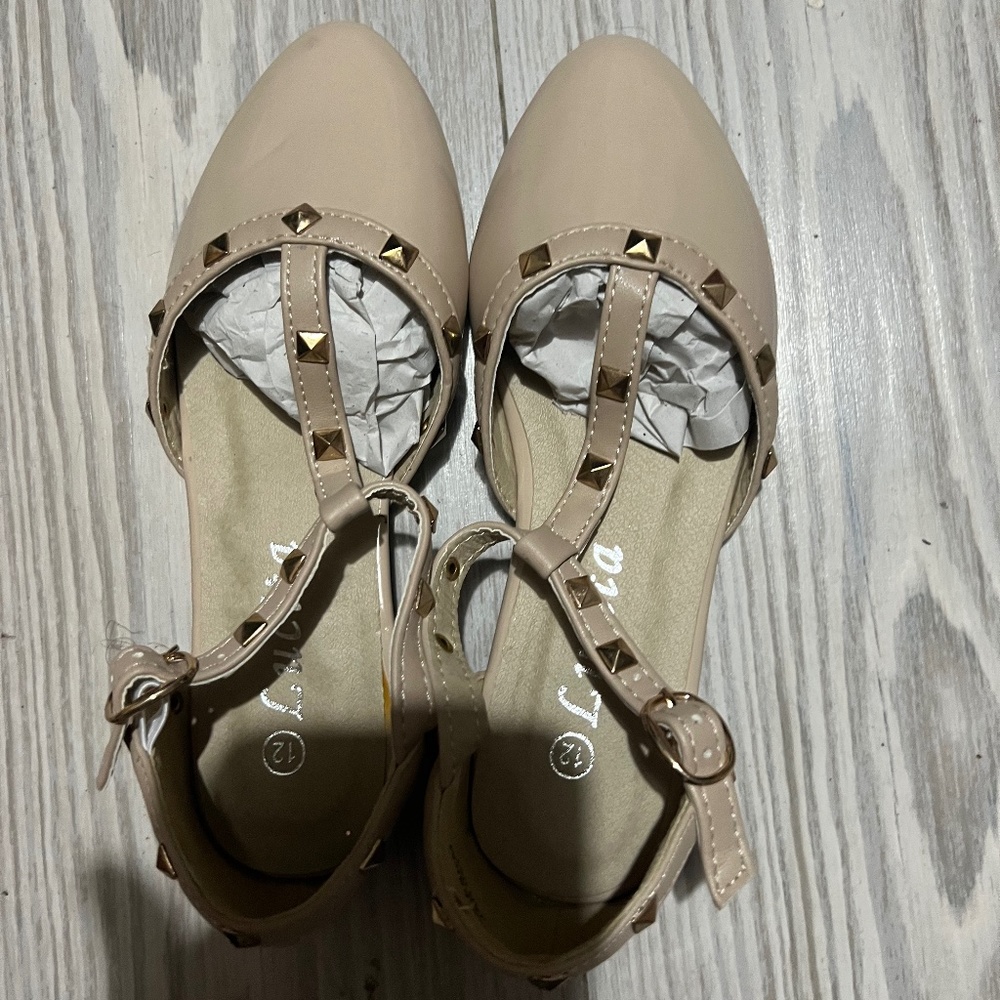 NEW! SIZE 12 LITTLE GIRLS GORGEOUS DRESSY SHOES
